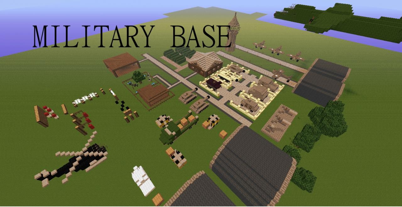 minecraft military bases
